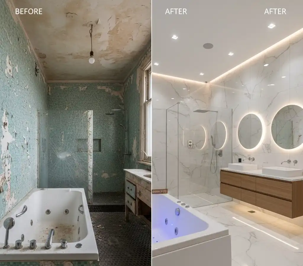 تجديد حمامات فلل عصرية الدمام