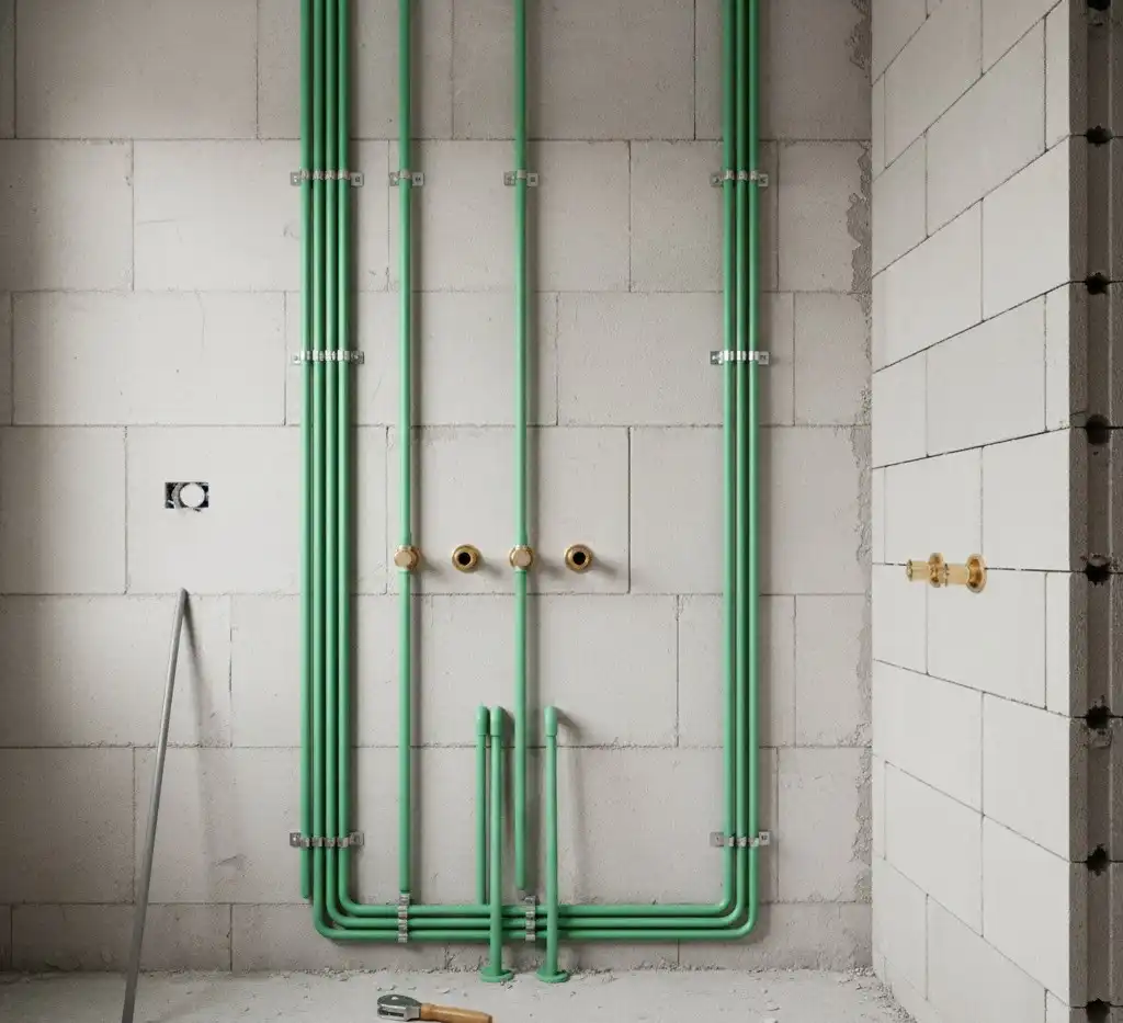 إصلاح تسربات سقف مبنى الخبر