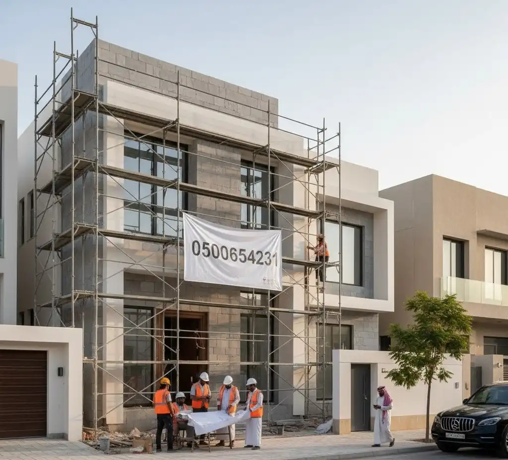 تجديد واجهات مباني خدمية الدمام