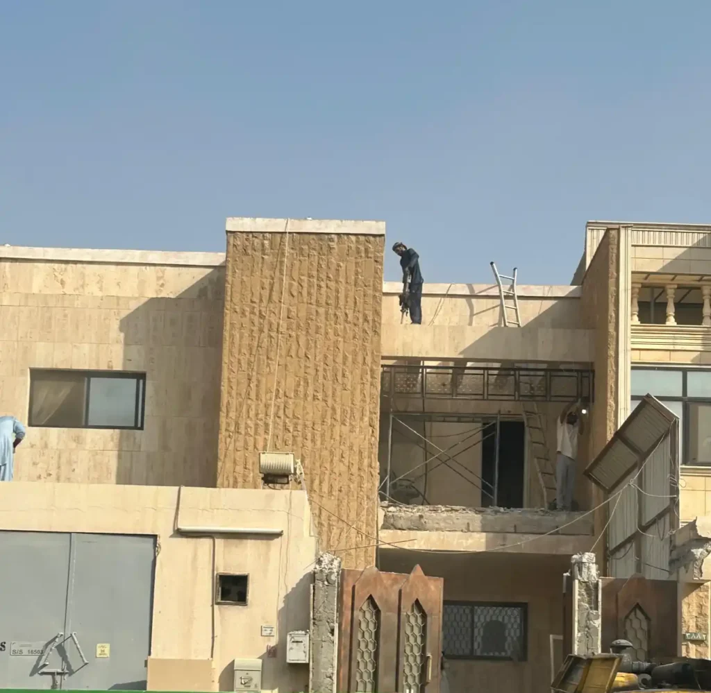 تجديد واجهة فيلا بالقطيف