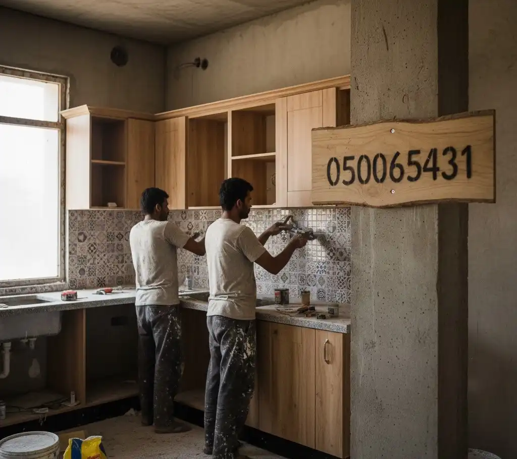 ترميم مطبخ وحمام فيلا الخبر