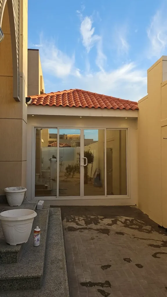 تشطيب ملحق خارجي الأحساء